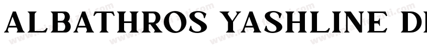 Albathros Yashline DEMO VERSION It字体转换